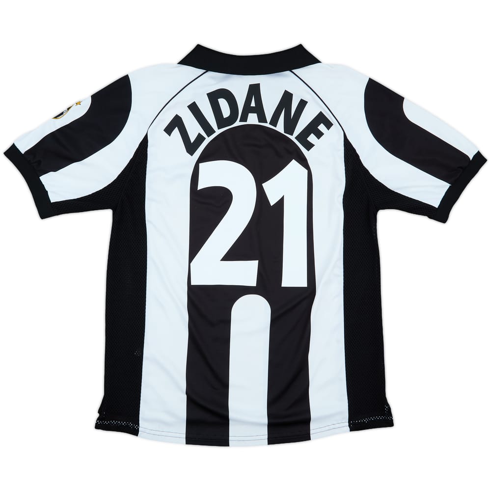 1997-98 Juventus Centenary Home Shirt Zidane #21 - 6/10 - (L)