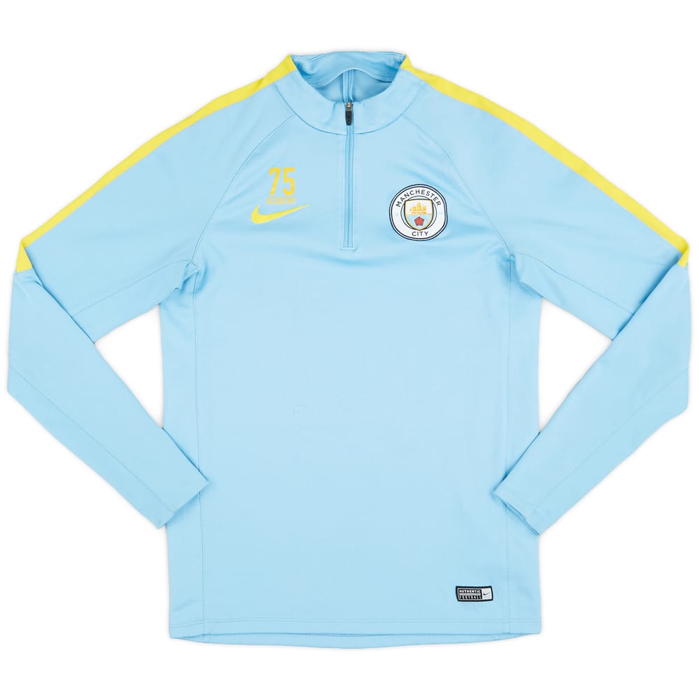2016-17 Manchester City Youth Team Issue 1/4 Zip Drill Top #75 - 6/10 - (S)