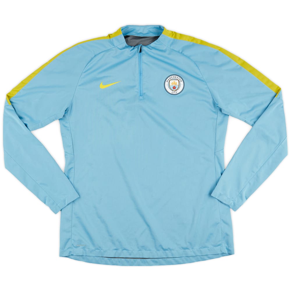 2016-17 Manchester City Nike 1/4 Zip Training Top - 5/10 - (M)