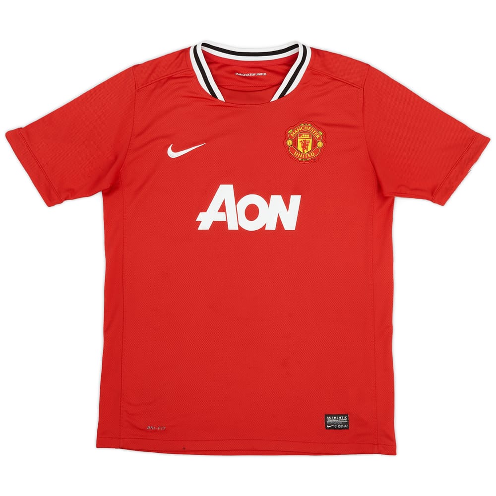2011-12 Manchester United Home Shirt - 8/10 - (XL.Boys)