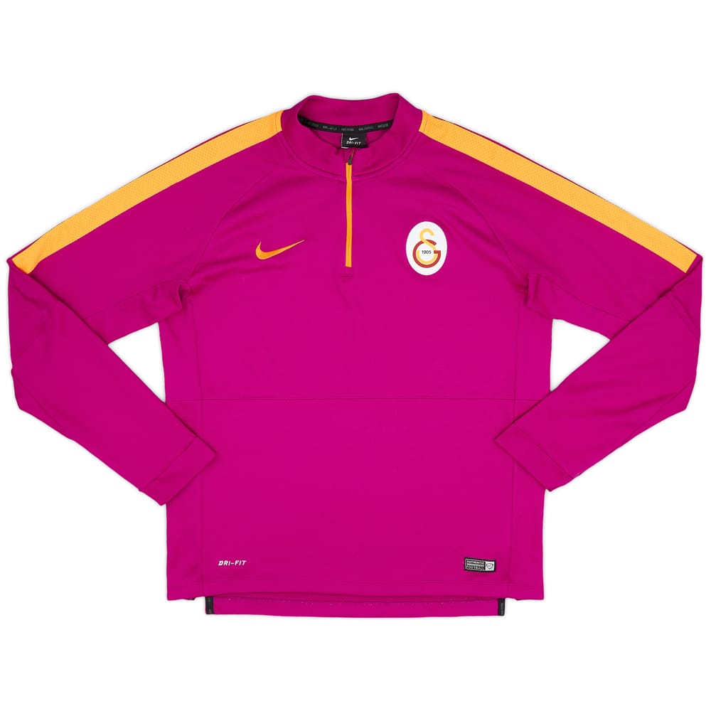 2014-15 Galatasaray Nike 1/4 Zip Drill Top - 9/10 - (L)