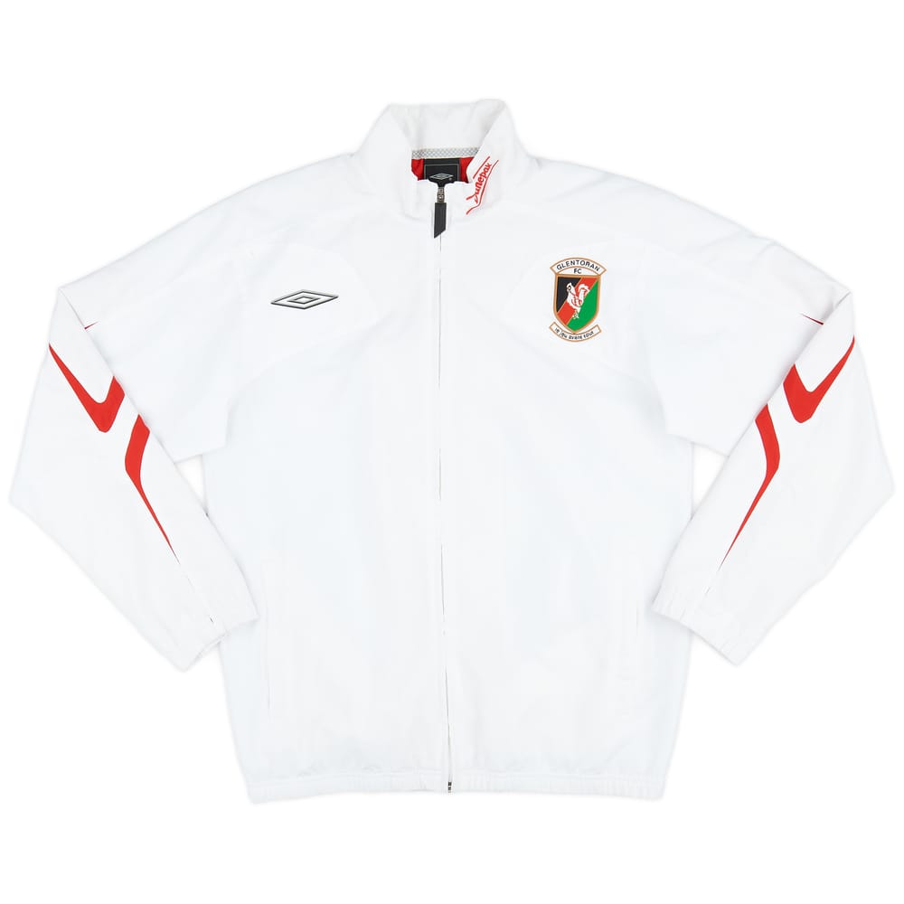 2007-08 Glentoran Umbro Track Jacket - 8/10 - (S)