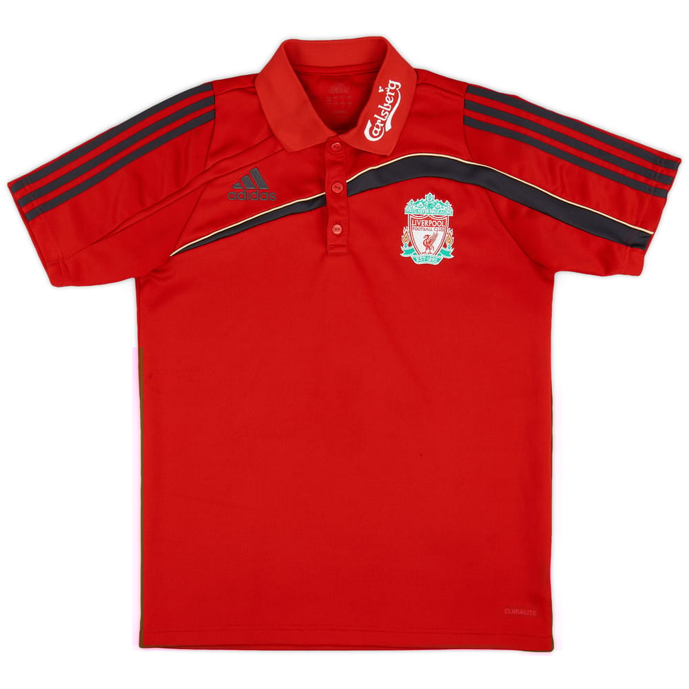 2009-10 Liverpool adidas Polo Shirt - 6/10 - (S)