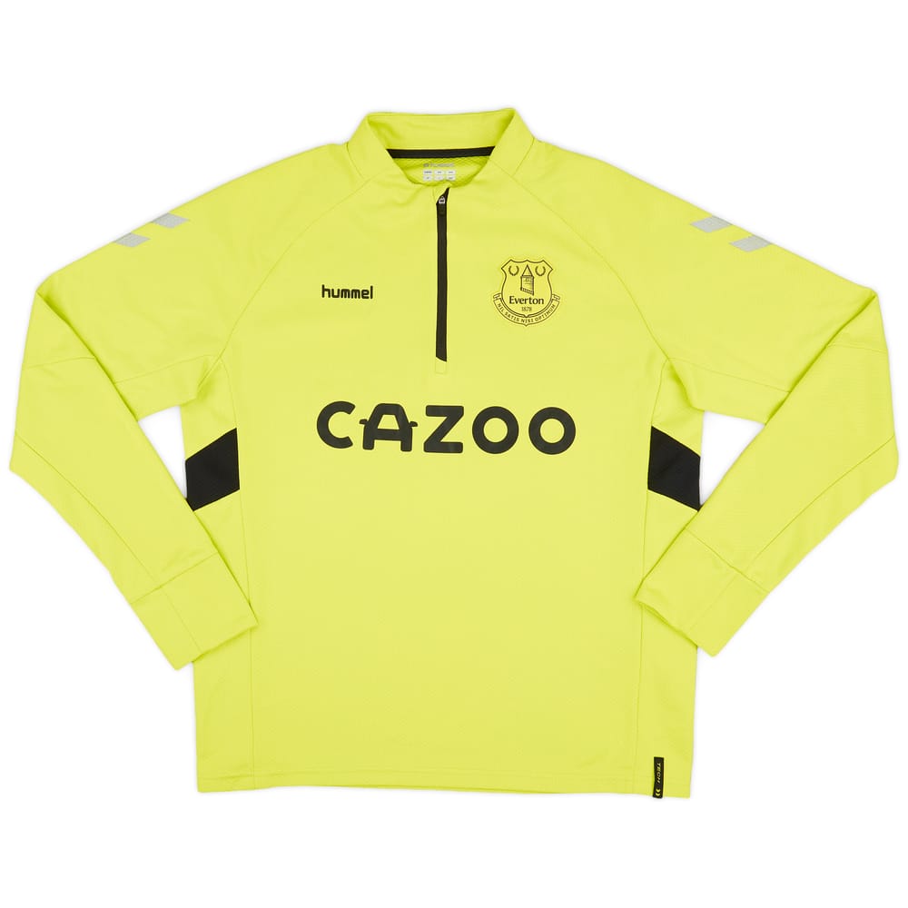 2020-21 Everton Hummel 1/4 Zip Drill Top - 7/10 - (XL)