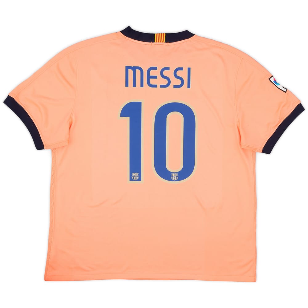 2009-10 Barcelona Away Shirt Messi #10 - 6/10 - (XL)