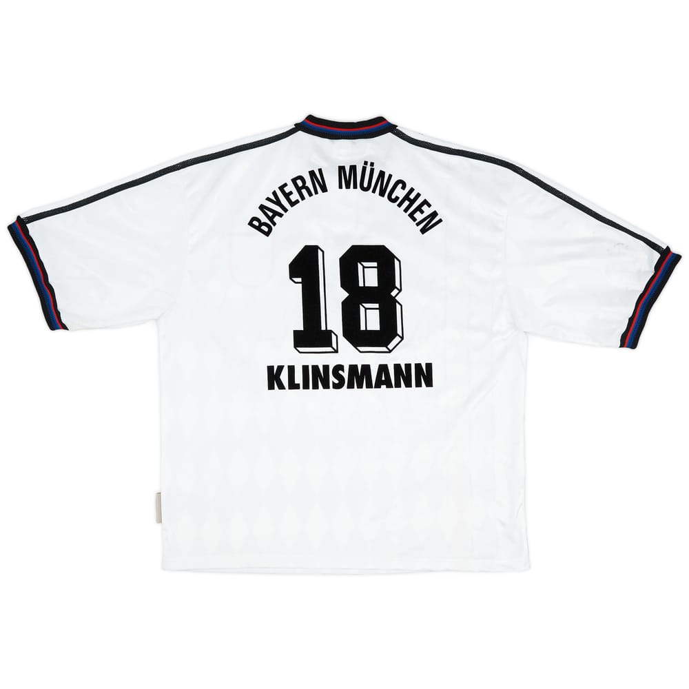 1996-98 Bayern Munich Away Shirt Klinsmann #18 - 8/10 - (XL)