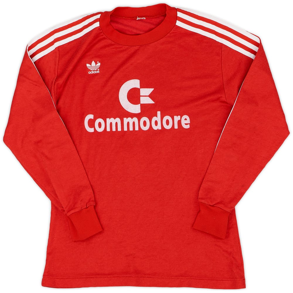 1984-89 Bayern Munich Home L/S Shirt #8 - 8/10 - (S)