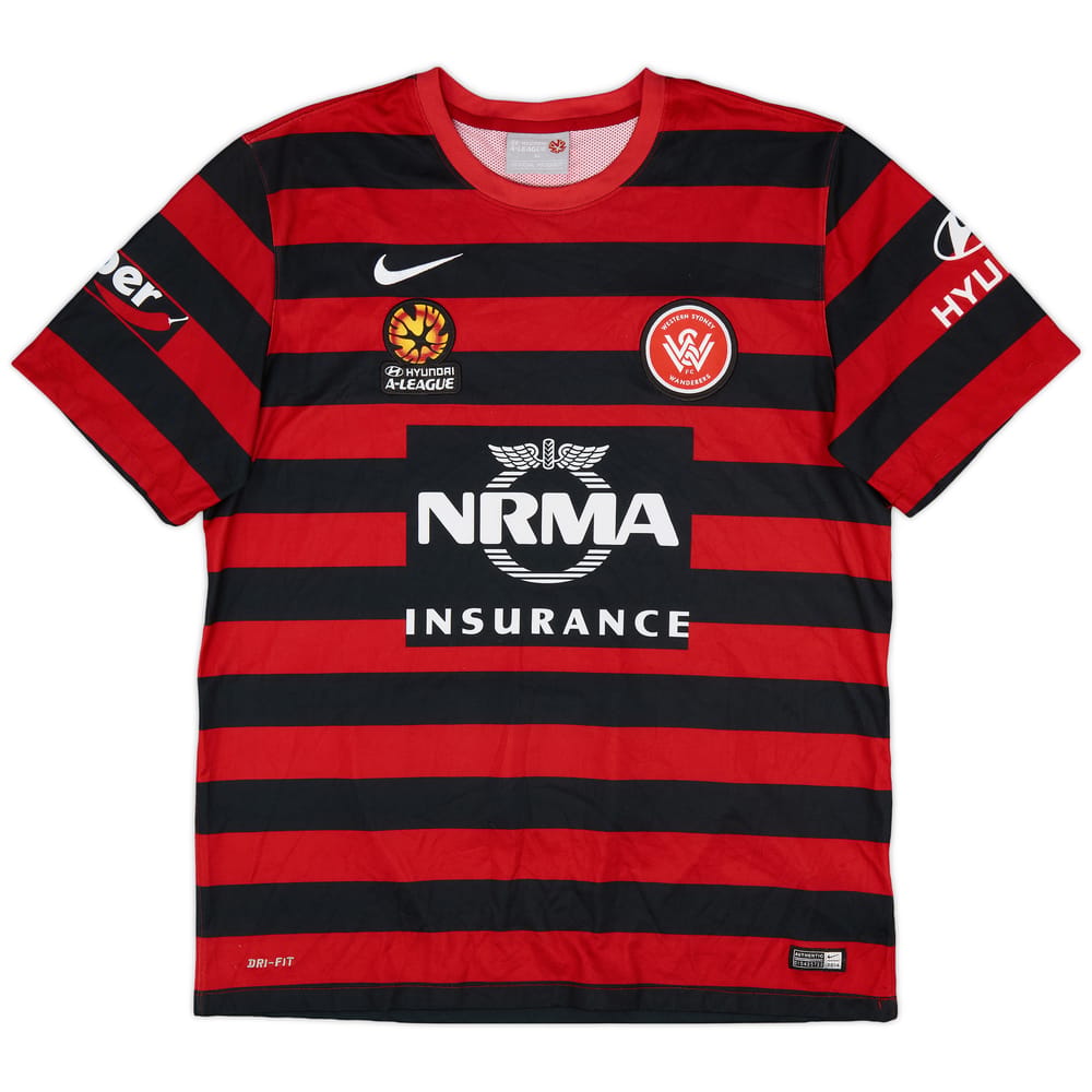 2014-15 Western Sydney Wanderers Home Shirt - 8/10 - (XL)