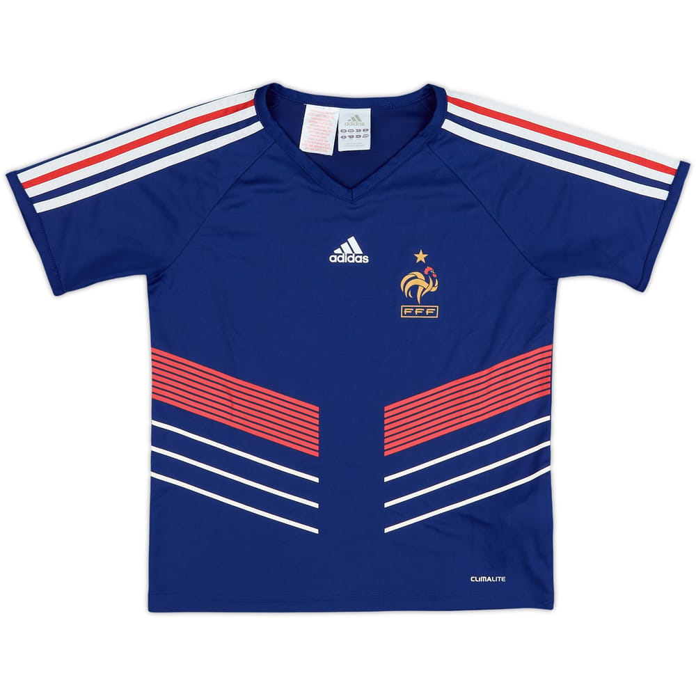 2009-10 France Basic Home Shirt - 8/10 - (M.Boys)