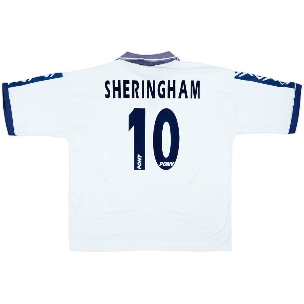 1995-97 Tottenham Home Shirt Sheringham #10 - 7/10 - (XXL)