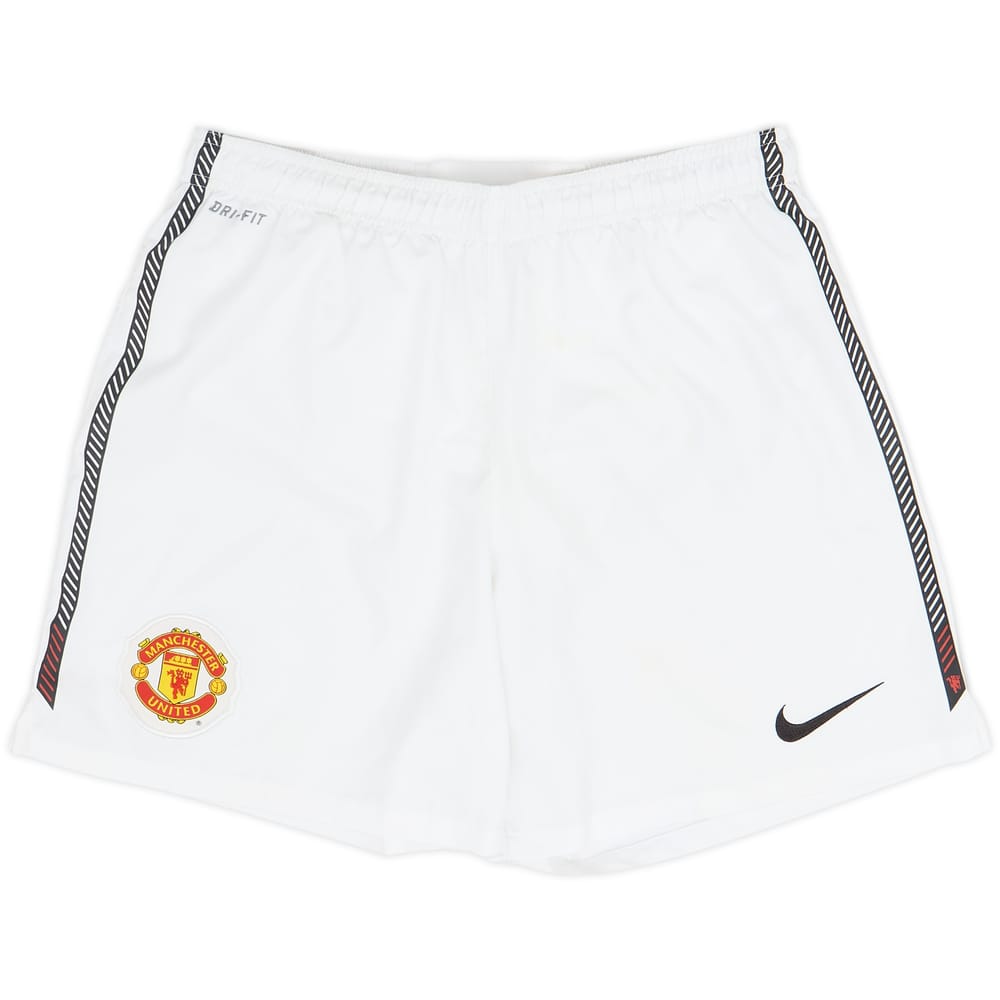 2010-11 Manchester United Home Shorts - 6/10 - (S)