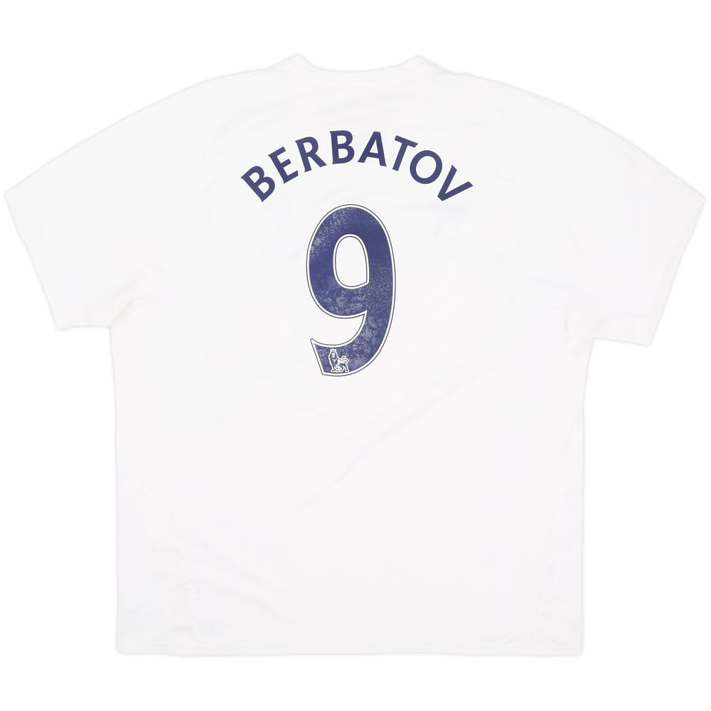 2007-08 Tottenham Home Shirt Berbatov #9 - 6/10 - (XXL)
