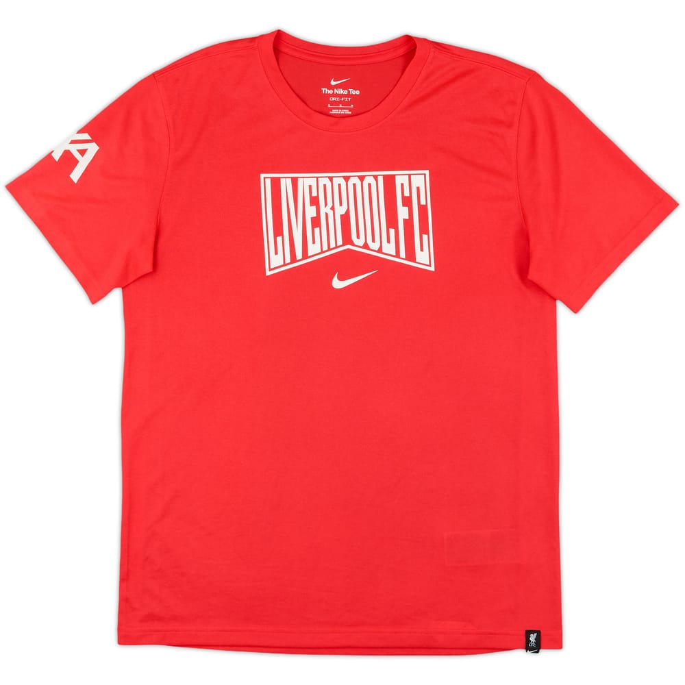 2022-23 Liverpool Nike Cotton Tee - 9/10 - (M)