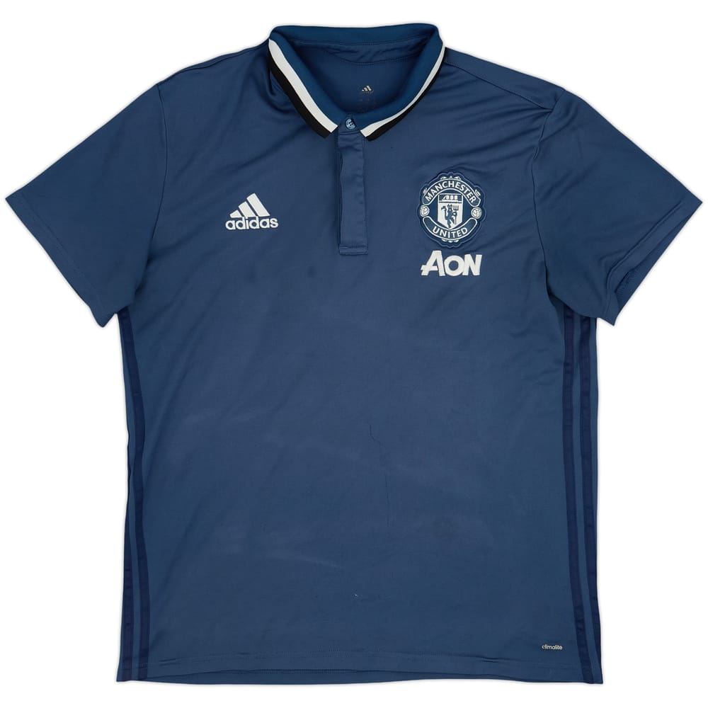 2016-17 Manchester United adidas Polo Shirt - 8/10 - (Women's XL)
