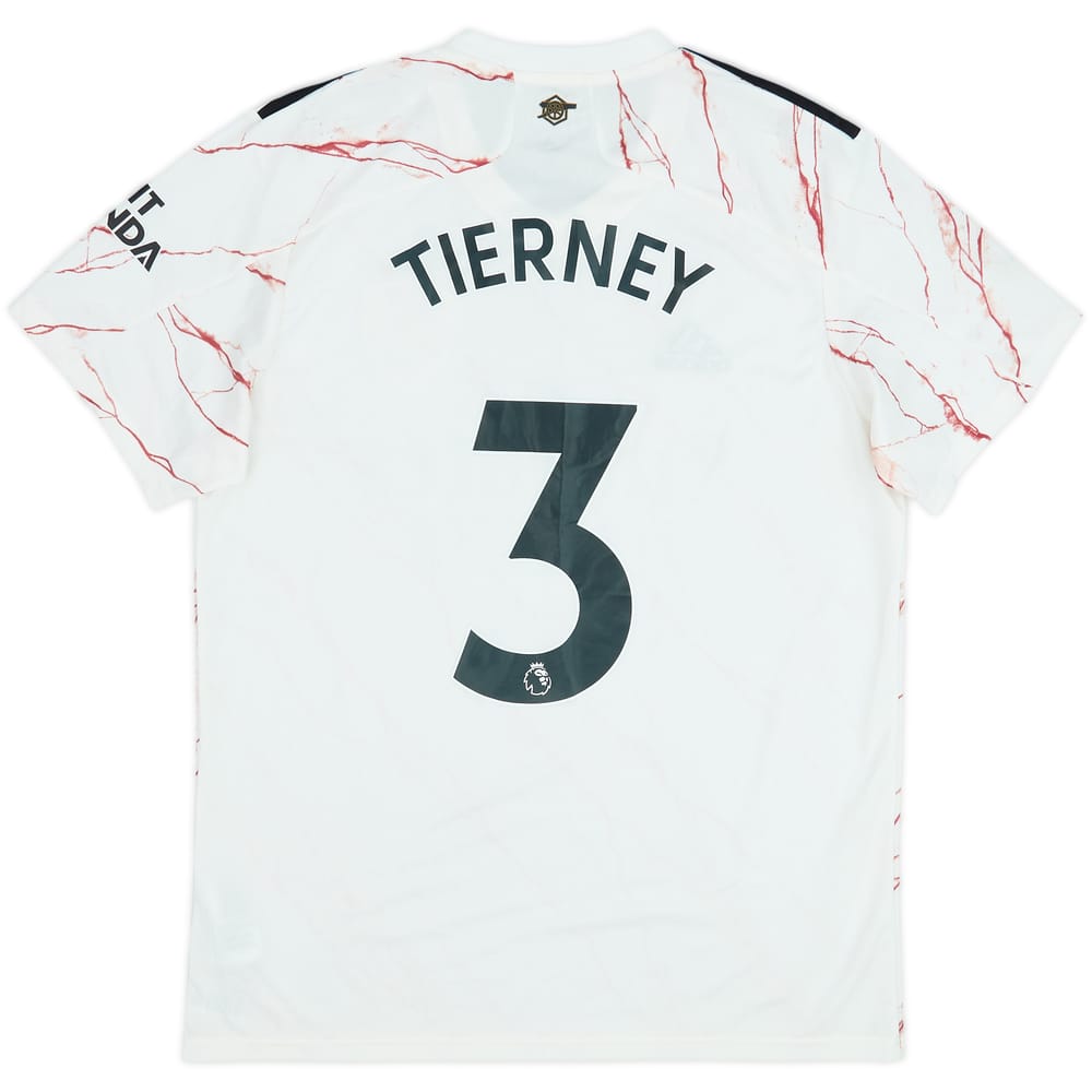 2020-21 Arsenal Away Shirt Tierney #3 - 8/10 - (L)