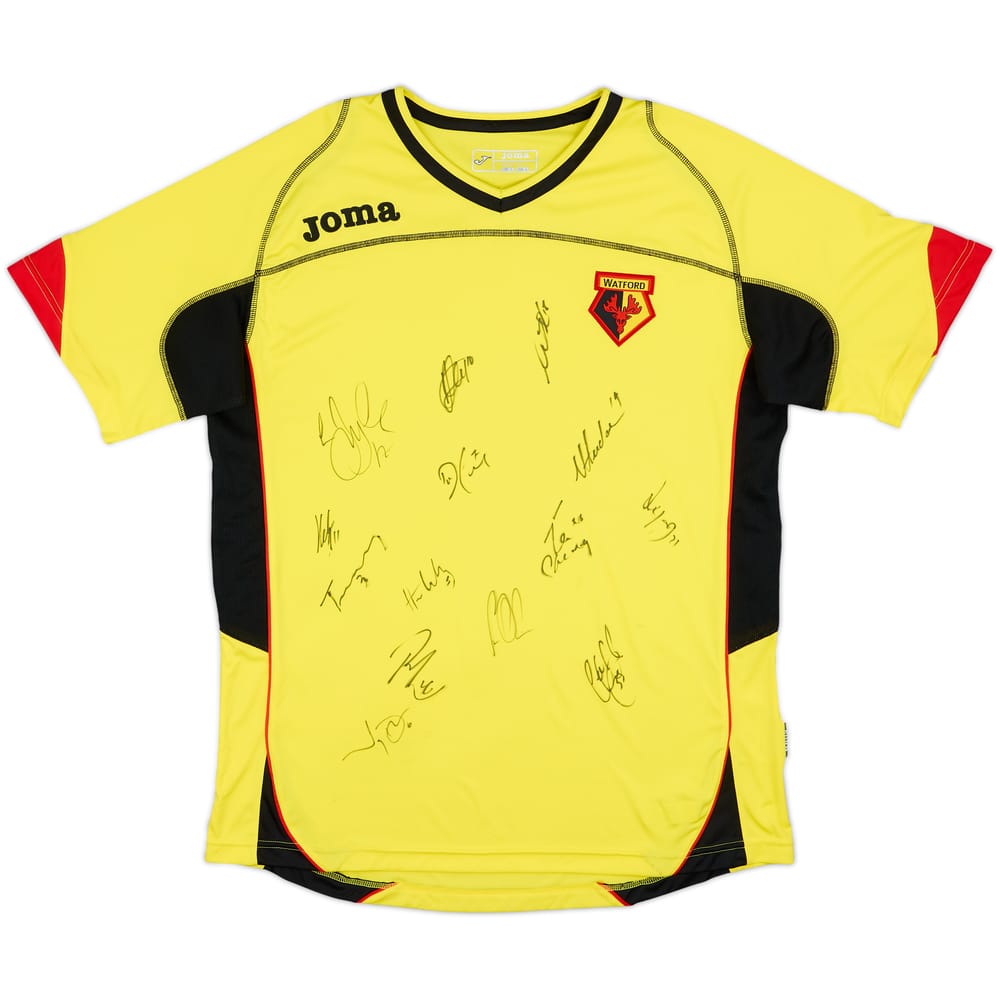 2009-10 Watford Signed Home Shirt - 8/10 - (L)