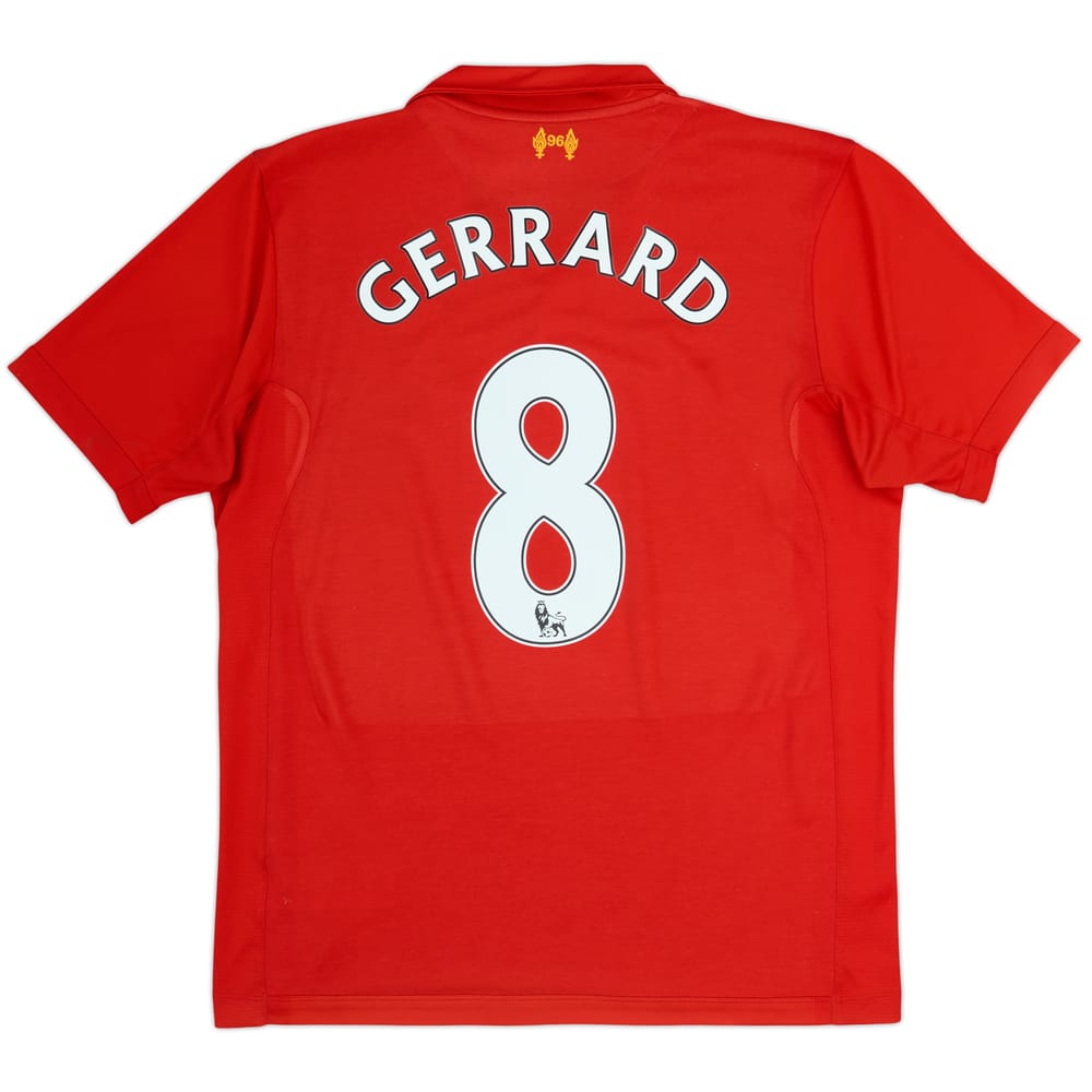 2012-13 Liverpool Home Shirt Gerrard #8 - 5/10 - (M)