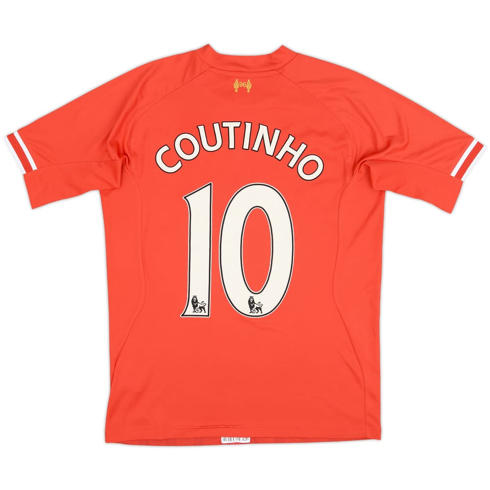 2013-14 Liverpool Home Shirt Coutinho #10 - 6/10 - (M)