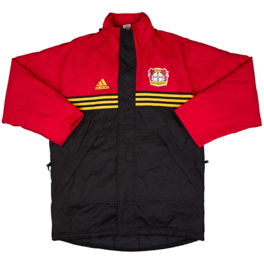 1998-99 Bayer Leverkusen adidas Padded Bench Coat - 6/10 - (M)