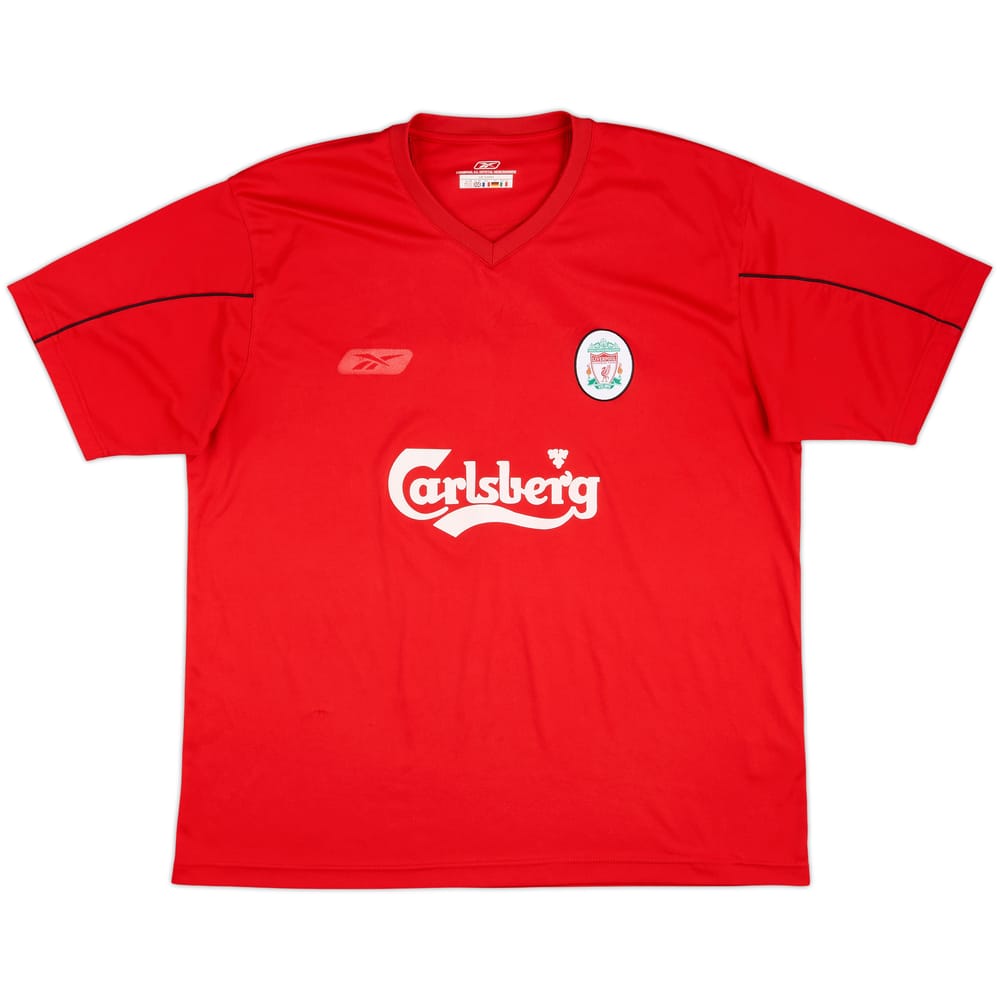 2002-03 Liverpool Reebok Training Shirt - 4/10 - (XL)