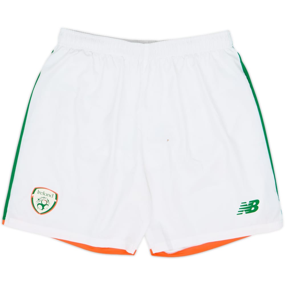 2017-18 Ireland Home Shorts - 8/10 - (XL)