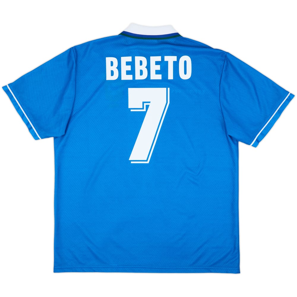 1994-97 Brazil Away Shirt Bebeto #7 - 10/10 - (XL)