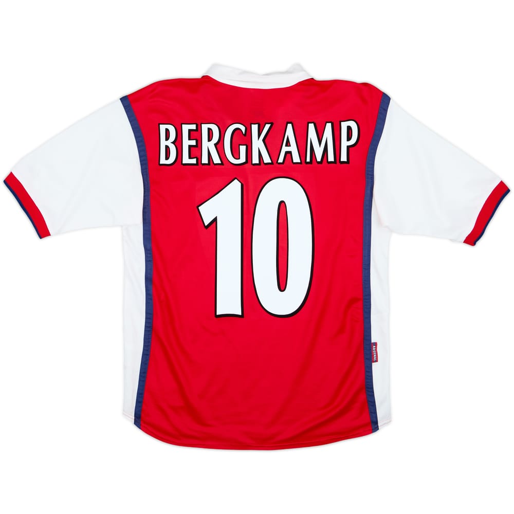 1998-99 Arsenal Home Shirt Bergkamp #10 - 7/10 - (15-16 Years)
