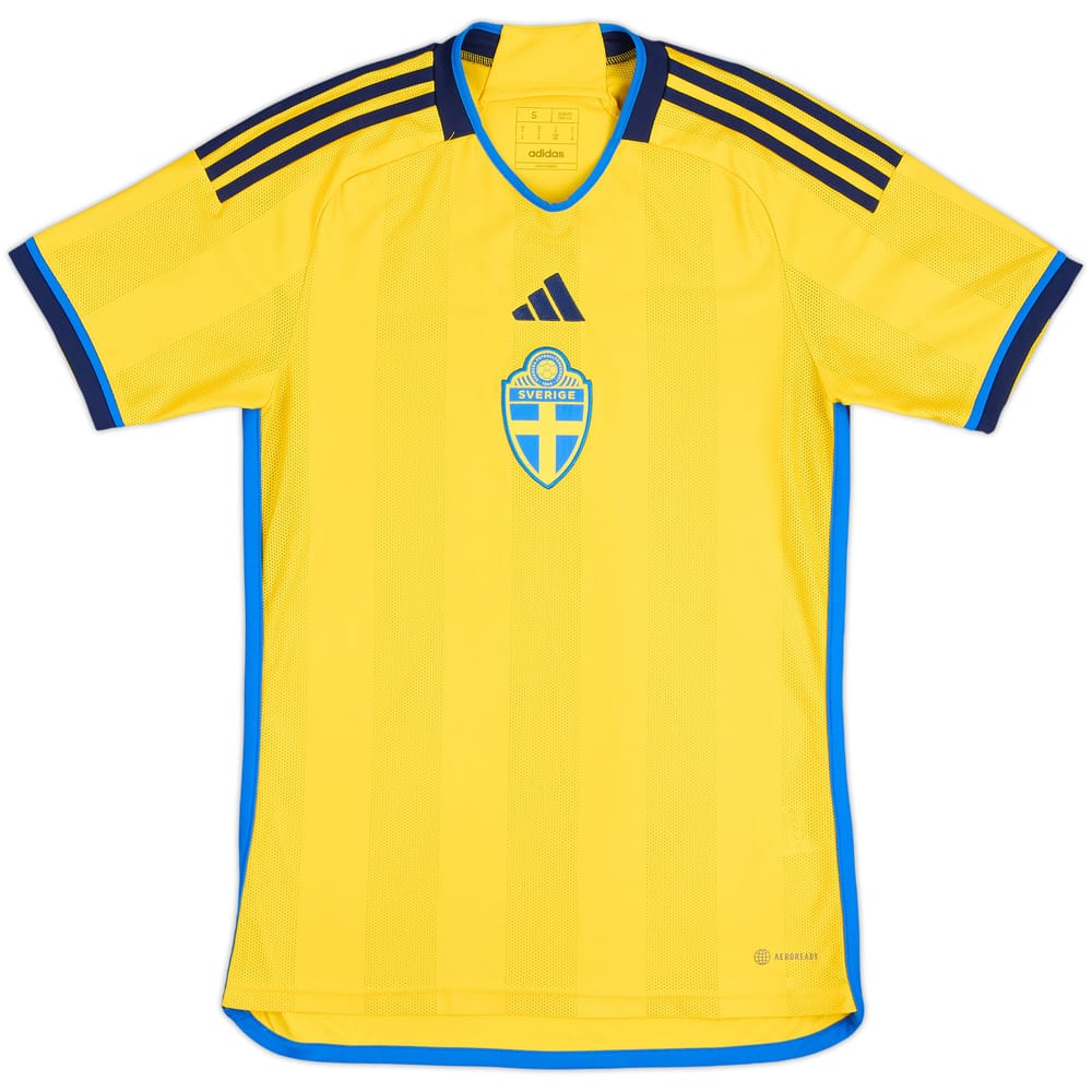 2022-23 Sweden Home Shirt - 8/10 - (S)