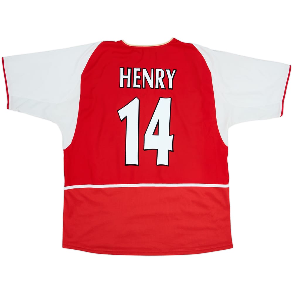2002-04 Arsenal Home Shirt Henry #14 - 8/10 - (XXL)