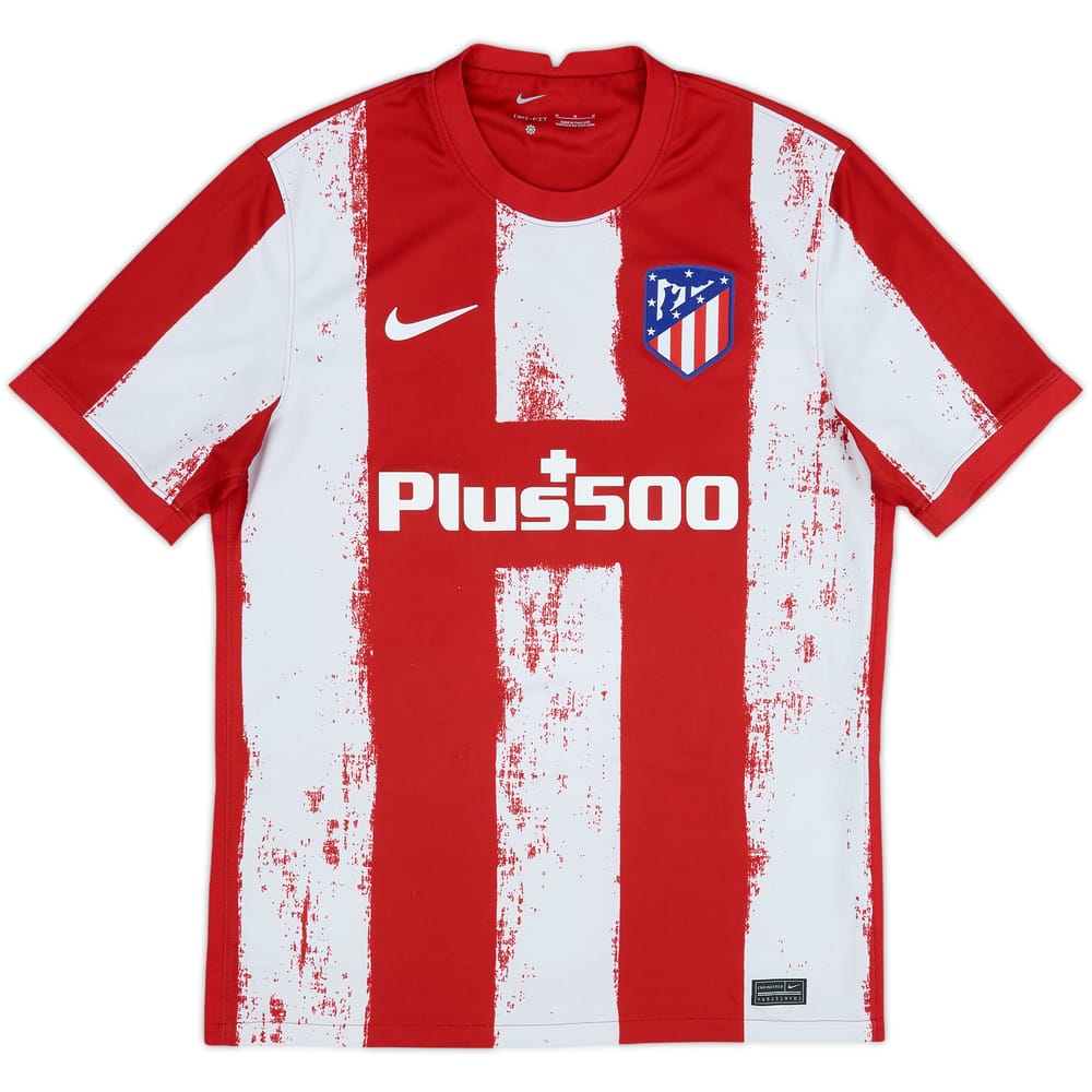 2021-22 Atletico Madrid Home Shirt - 5/10 - (M)