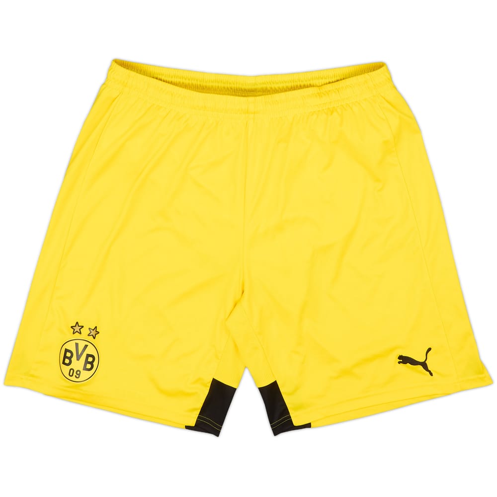 2016-17 Borussia Dortmund Home Shorts - 8/10 - (XL)
