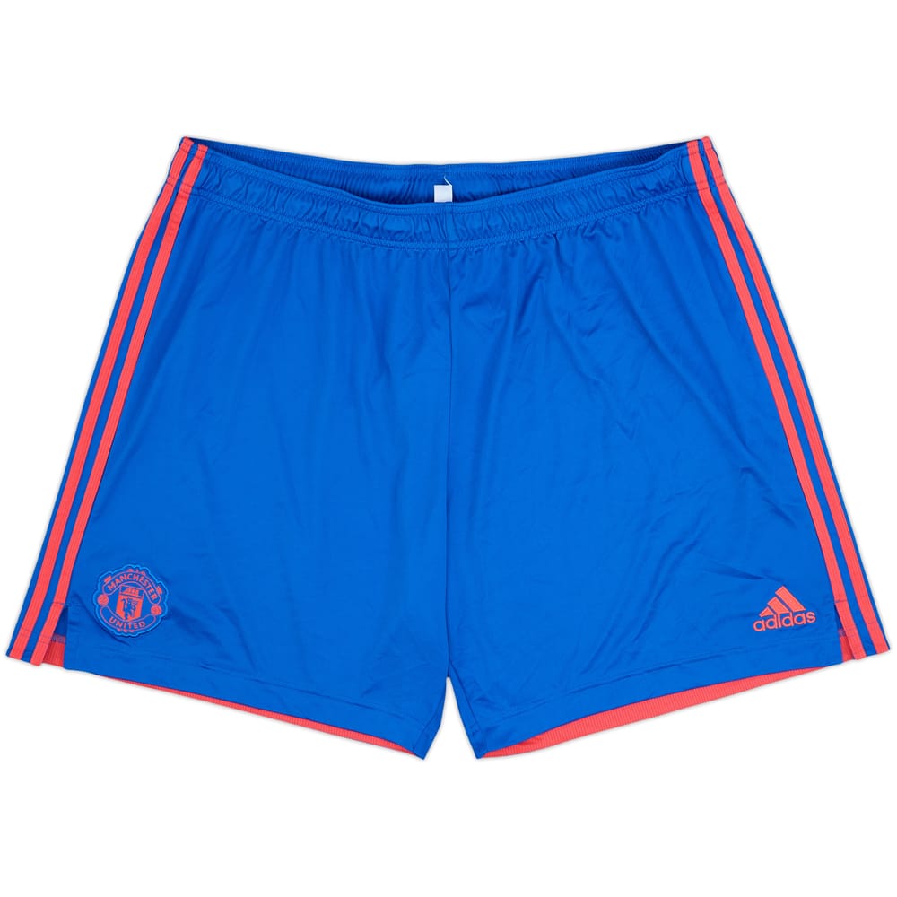 2021-22 Manchester United adidas Training Shorts - 8/10 - (3XL)
