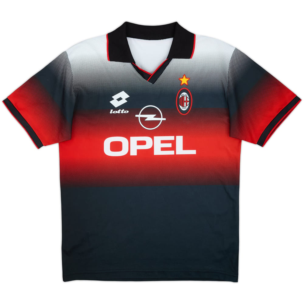 1996-97 AC Milan Lotto Training Shirt - 8/10 - (L)