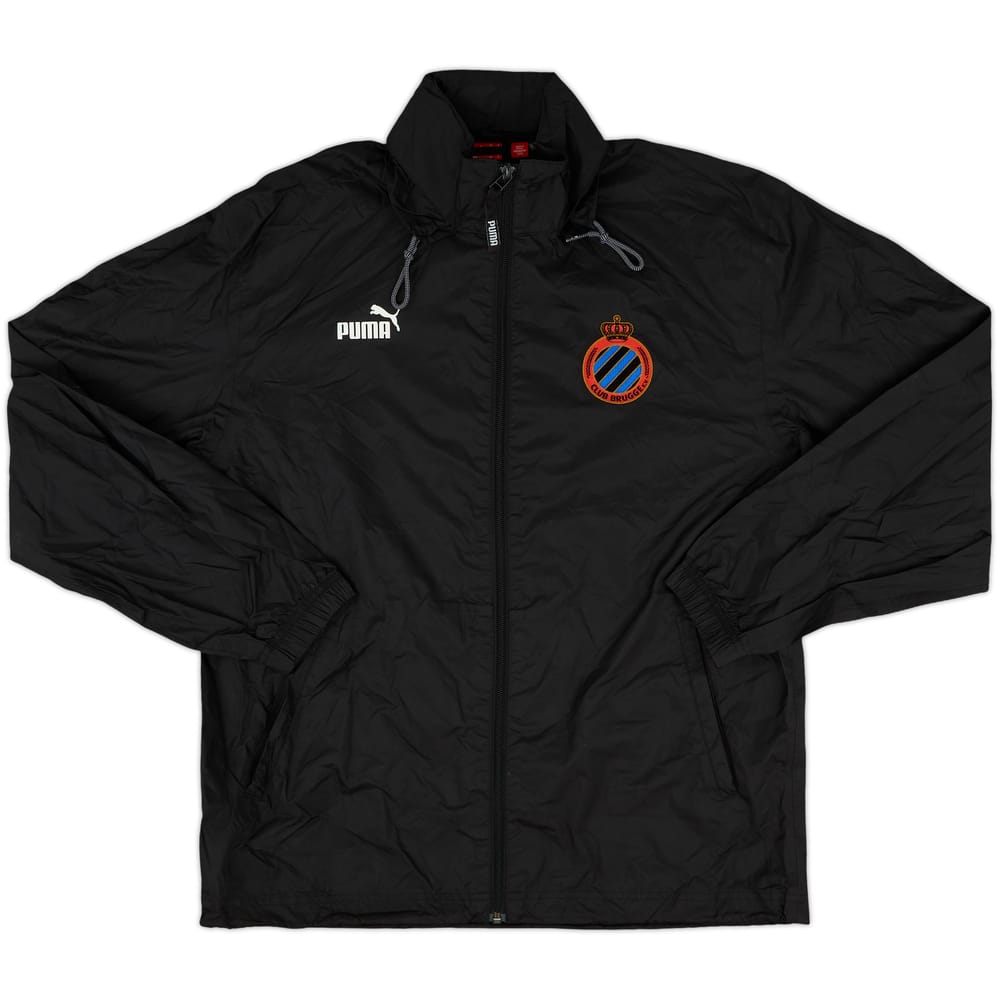 2012-13 Club Brugge Puma Hooded Rain Jacket - 8/10 - (S)