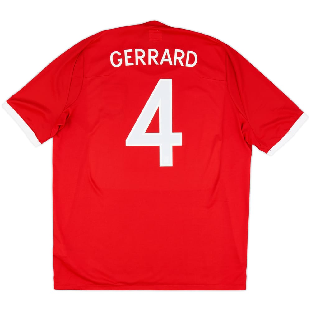 2010-11 England 'South Africa' Away Shirt Gerrard #4 - 10/10 - (XL)