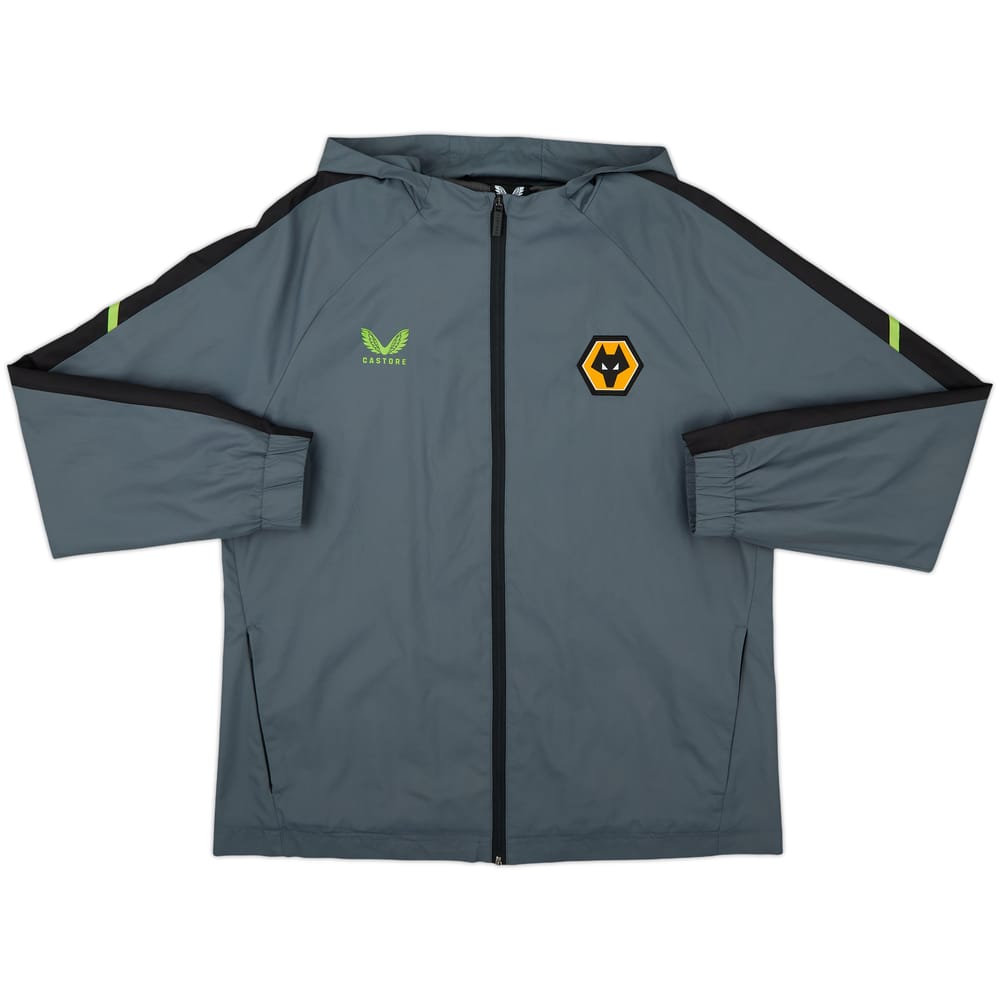 2022-23 Wolves Castore Hooded Rain Jacket - 10/10 - (L)