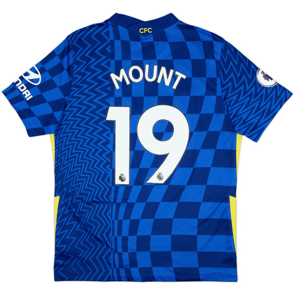 2021-22 Chelsea Home Shirt Mount #19 - 9/10 - (L)