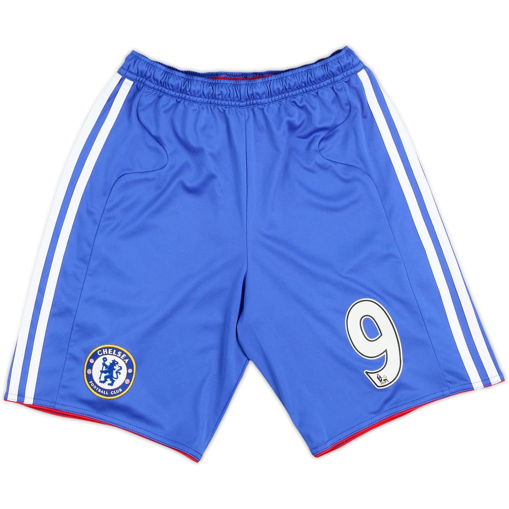 2010-11 Chelsea Home Shorts #9 (Torres) - 6/10 - (11-12 Years)