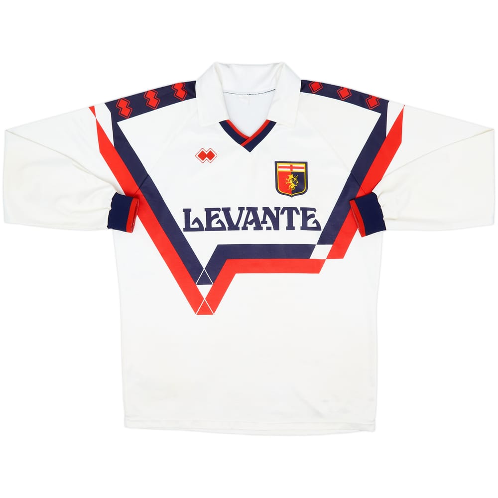 1988-89 Genoa Away L/S Shirt - 4/10 - (L/XL)