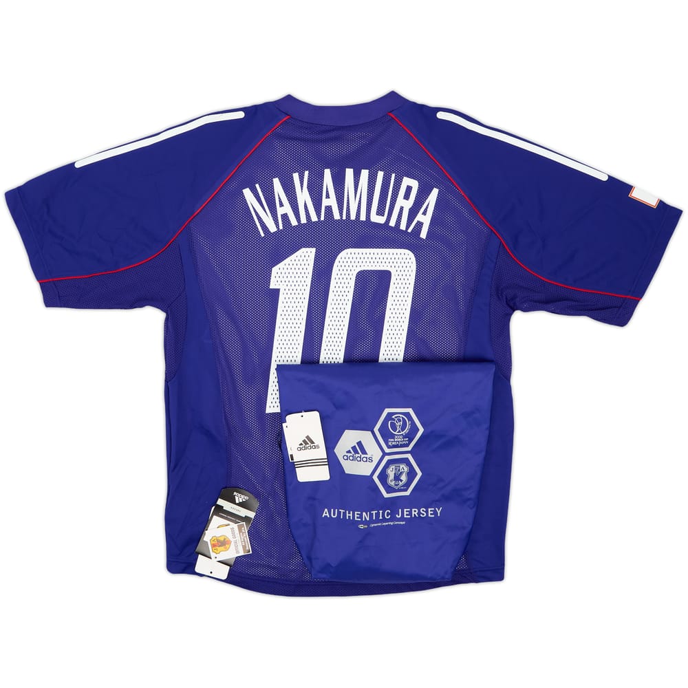 2002-04 Japan Player Issue Home Shirt & Bag Nakamura #10 (L)
