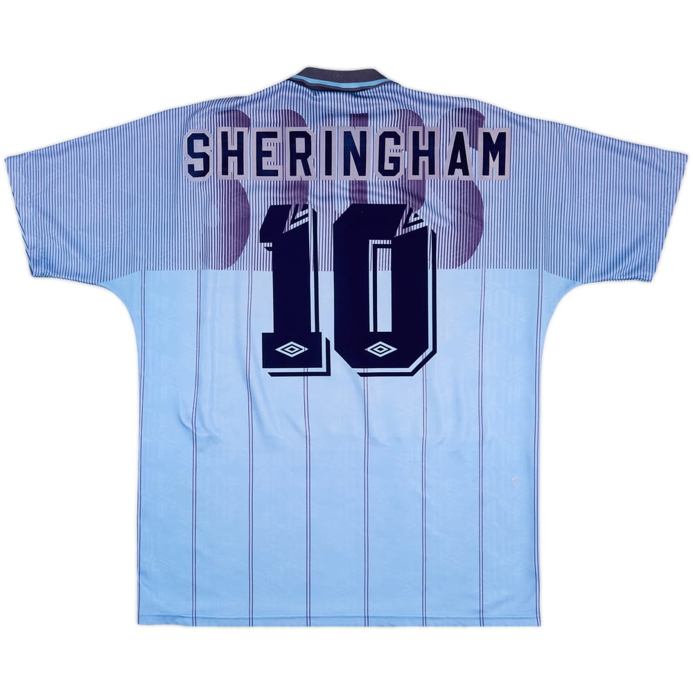 1991-94 Tottenham Third Shirt Sheringham #10 - 6/10 - (XL)