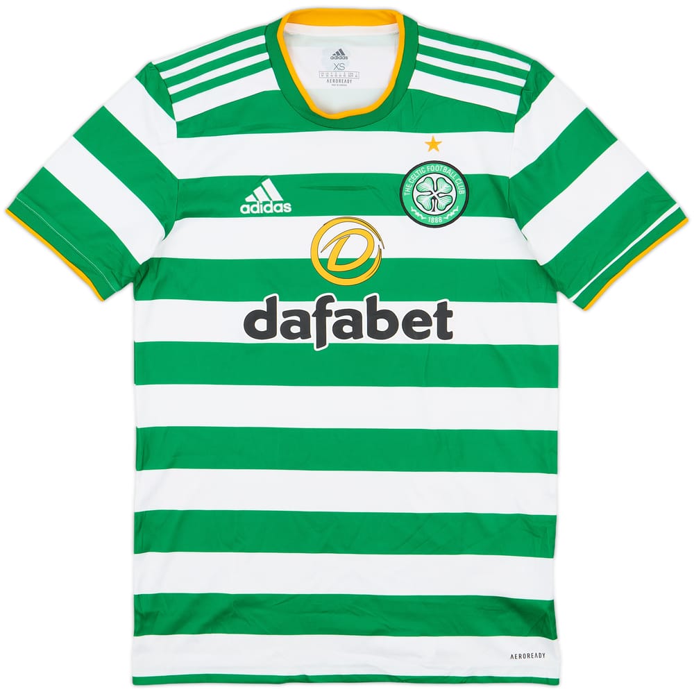 2020-21 Celtic Home Shirt - 8/10 - (XS)