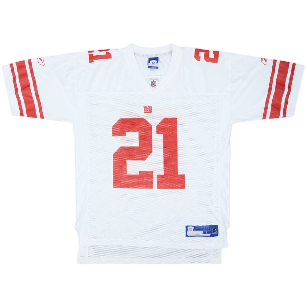 2005-06 New York Giants Barber #21 Reebok On Field Away Jersey - 9/10 - (L)