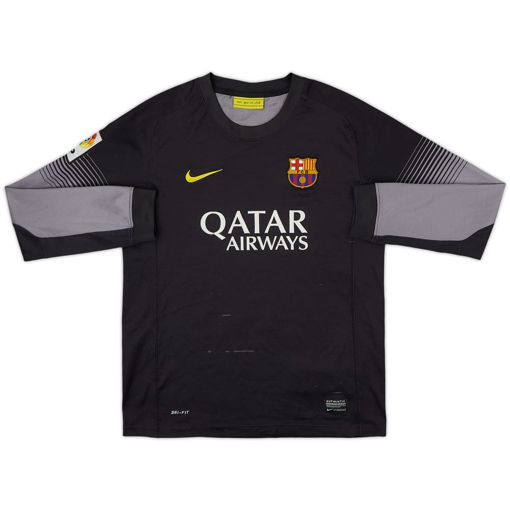 2013-14 Barcelona GK Shirt - 4/10 - (13-14 Years)
