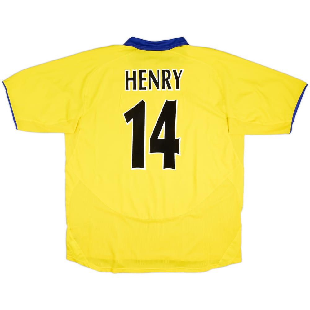 2003-05 Arsenal Away Shirt Henry #14 - 9/10 - (XXL)