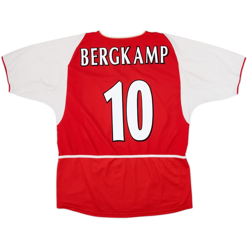 2002-04 Arsenal Home Shirt Bergkamp #10 - 6/10 - (XL)