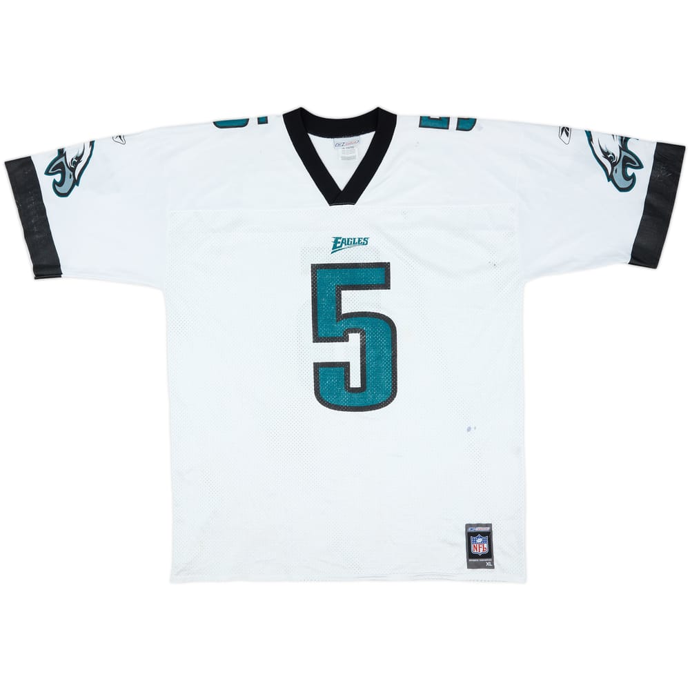 2001 Philadelphia Eagles McNabb #5 Reebok Away Jersey - 5/10 - (XL)