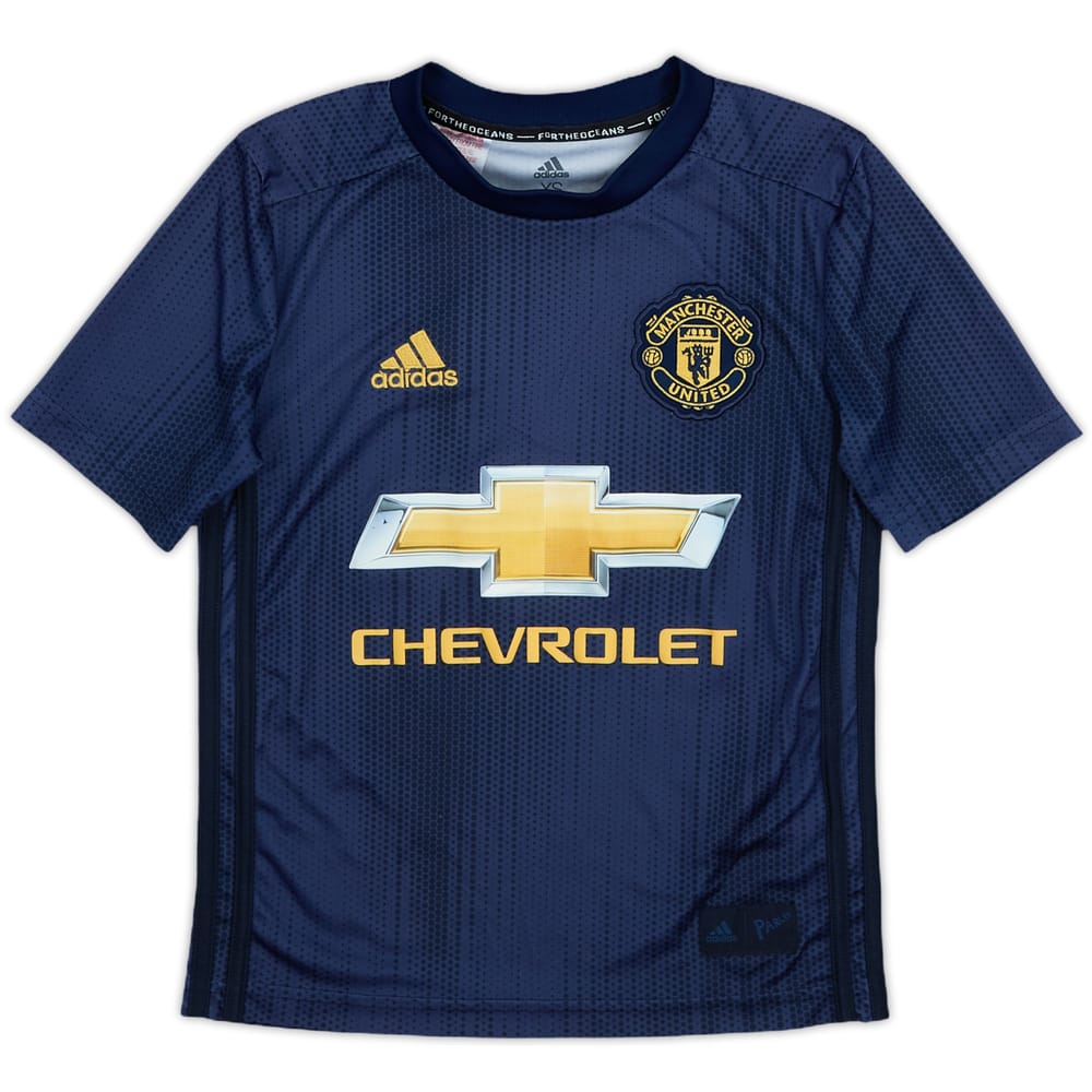 2018-19 Manchester United Third Shirt - 8/10 - (7-8 Years)
