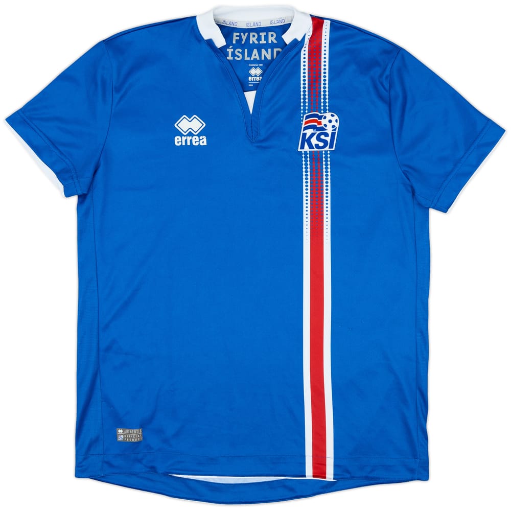 2016-18 Iceland Home Shirt - 9/10 - (S)