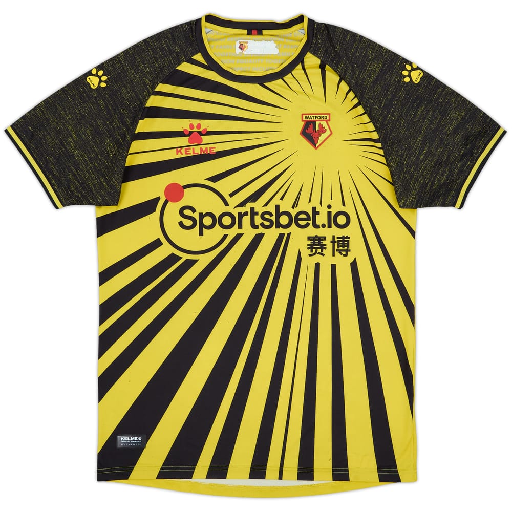2020-21 Watford Home Shirt - 5/10 - (M)